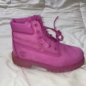 Kids pink Timberland